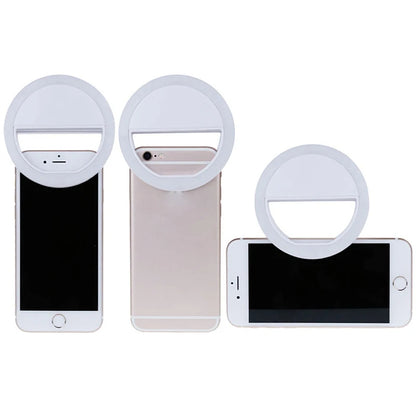 E-Gadget® Rechargeable LED Selfie Ring Light Mobile Phone